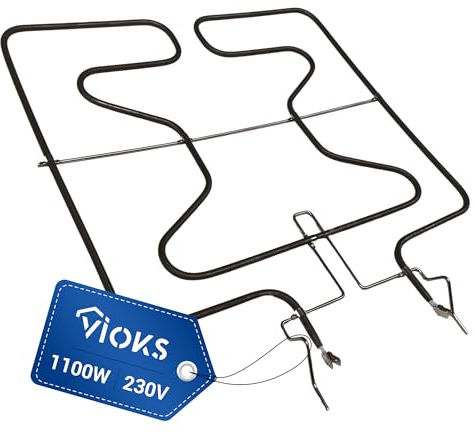 VIOKS Heizelement 230V 1100W Backofen Ersatz für Bosch 470763 00470763 | Heizung Ofen, Backofenheizung Unterhitze, Ersatz für Irca 4041R007, Heating Element, für Herd