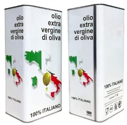 Olio extravergine d'oliva Biologico 5 Litri - Annata 2024-2025 - Mono Varietale Biancolill 2024 Italiano Olio Delicato