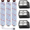 Primega - Accesorios para Bissell Crosswave 3 en 1 (3 filtros de repuesto y 3 rodillos multicanal para aspiradora Bissell CrossWave 1866 1785 2052 1713 2225N
