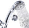 Pommeau de douche haute pression à 6 réglages avec interrupteur marche/arrêt et mode de pulvérisation spa – Pomme de douche à main avec douchette à main – Pomme de douche avec tuyau – Chrome