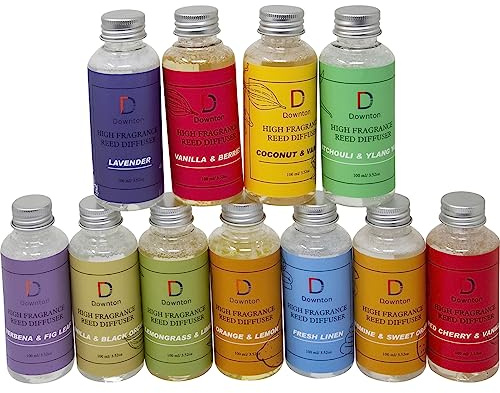 11 X Reed Diffuser Oil Bottle Aromatic Fragrance Refill Scent FRESHENER 100ML