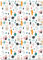 Panorama Carta da Parati Autoadesiva Animali della Foresta 66x200 cm - Stampato su Vinile Tessile - Installazione Facile, Lavabile e Resistente