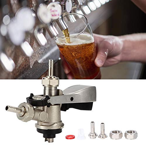 Filettatura Esterna G5/8 Tipo in Acciaio Inox Brew Birra alla Spina Rubinetto accoppiatore accoppiatore accoppiatore per fusti di Birra Tipo S per Macchine Birra alla Spina, rubinetti Birra, Torri