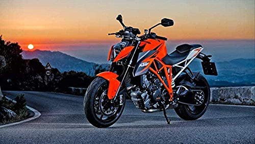 YYLPLLE Street Motorrad-Puzzle, 1000 Teile, Puzzle, Cartoon-Spiele zur Dekompression, Iq Challenge-Speicher, 50 x 75 cm