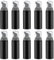 Livfa 10PCS Soap Foam Bottle (2 oz), Empty Travel Foaming Lash Shampoo for Cleanser, Dispenser (Black)