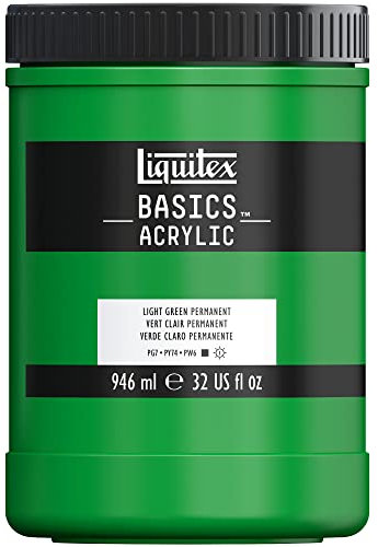 Liquitex Basics Acrylique Pot 946 ml Vert Fixe Clair ROW