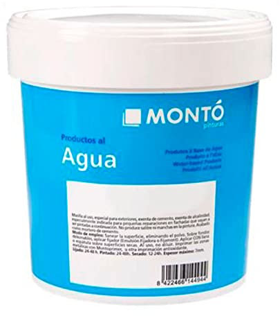 Montó, Imprimación Epoxi Suelos + Catalizador. Imprimación Epoxi al Agua Transparente de Dos Componentes, Promotor de Adherencia en Soportes poco Suelos, Paredes y Metales no Férricos. (3Kg (2 + 1))