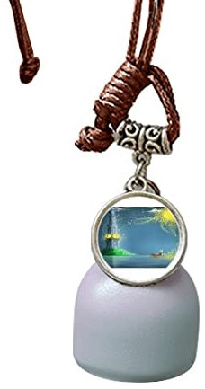 Leise Nacht Leuchtturm Fee Fuying Malerei Traumfänger Windspiel Auto hängende Glocke