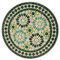 Casa Moro Balkontisch Rund – Gartentisch Mosaiktisch Fliesentisch | Terrassentisch, Beistelltisch Aus Marrakesch Marokko Ø 45 cm