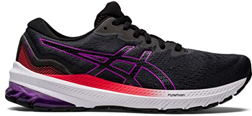 Asics Damen GT-1000 11 Laufschuhe, Schwarz/Orchidee, 40 EU