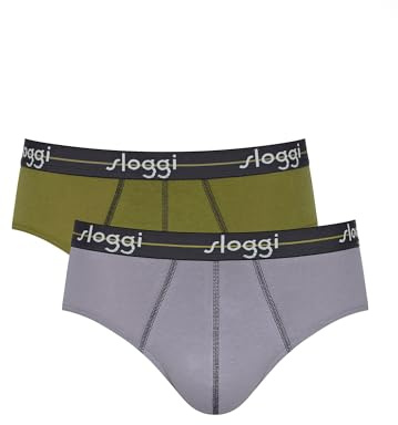 Sloggi Herren Unterhose Men Start Hipster C Box, 2-Pack, 7, Taupe - Dark Combination