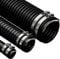 38mm (1 1/2) X 10 Metre Black Corrugated PVC Flexible Pond Hose with 2 Pipe Clips