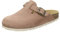 AFS-Schuhe 2900 Clogs Damen Bequeme Hausschuhe mit Fußbett aus Leder Made in Germany (39 EU, Piedra Nubuk)