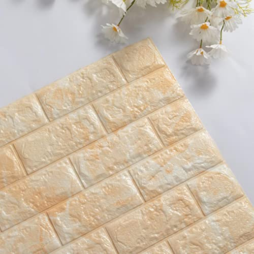 3D-Wandaufkleber Imitation Brick Wasserdicht Selbstklebende Tapete für Wohnzimmer Küche TV Hintergrund Dekor Schlafzimmer Dekoration-C,60cmX30cm