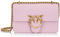 Pinko Love One Mini DC Vitello Seta, Borsa Donna, WWGQ_Lilla-Antique Gold, Taglia Unica