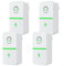 JSvsza Stabilizzatore di Tensione, 28W Dispositivo di Risparmio Elettrico Elettricità Domestica Dispositivo per Il Risparmio Energetico Risparmia Corrente per La Casa, Spina UE 90-250V, 4pack