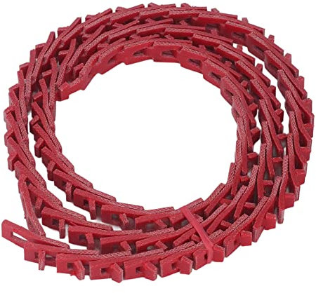 Fockety Power Twist V Belt, 13x1200mm A Type Adjustable Link Belt A Type, Industrial Applications Adjustable Drive Belt Perfect for Lathes, Drill Press, Table Saws and Woodworking Tools