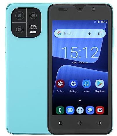 Smartphone Sbloccato, HD da 5,0 Pollici, Schermo IPS HD, 4 GB di 32 GB di ROM, Sblocco Facciale, Fotocamera da 8 MP + 5 MP, WIFI, BT, Rete Cellulare 3G, Batteria a Lunga