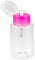 Distributeur de bouteille à pompe pour dissolvant de vernis à ongles, bouteille de gel, distributeur de dissolvant de vernis à ongles vide, bouteille à pompe transparente, récipient rose 180ml