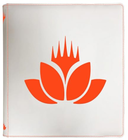 Ultra PRO - Mana 8 12-Pocket Zip PRO-Binder - Lotus for Magic: The Gathering, Holds & Protects 480 Standard Sized Cards, Collector's Edition Durable Trading Secure Side-Loading Pocket Binder