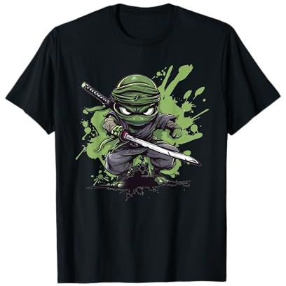 Ninja für Kinder I Bunter Ninja T-Shirt