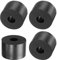 QUARKZMAN 4Pcs Entretoises en Caoutchouc de 30mm de Diamètre Extérieur, 10mm de Diamètre Intérieur, 20mm de Hauteur, Rondes, Anti-Vibrations, Rondelles en Caoutchouc Épaisses