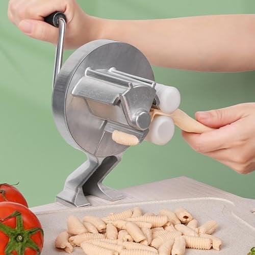 Cavatelli Maker Maschine, Gnocchi Maschine, Tragbar Cavatelli Pasta Maker Mit Handkurbel, Ergonomische Handkurbel Nudelpressmaschine