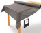 LILENO HOME Tischdeckenrolle 1,10 x 25 m - Tischdecke Taupe aus Vlies - Stoffähnlich, abwaschbare Tischdecke als Rolle, Meterware Tischtuchrolle - Einweg Papiertischdecke Rolle Alternative