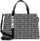DKNY Women's Avril SM Satchel Crossbody, BK Logo-BK