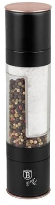 BERLINGER HAUS Pfeffer- und Salzmühle Doppelt Black Rose Collection | Eleganz und Funktionalität