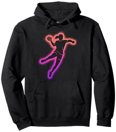 Handball Frauen Handballspieler Kinder Mädchen Handballerin Pullover Hoodie