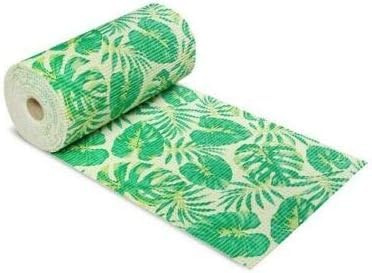 Yogamatte Bodenmatte Weichschaummatte Badematte WC rutschfeste Matte Duschvorleger Weichschaum Antirutsch Teppich Badteppich Vorleger Badläufer Pool (Blattmuster Grün, 65x170 cm)