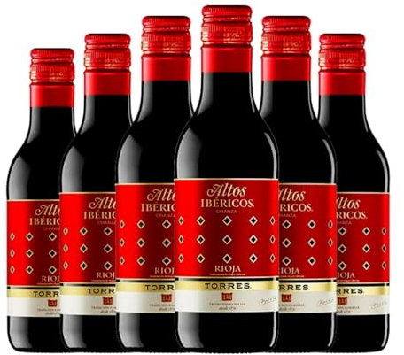 Torres Altos Ibéricos Tempranillo Alterung Kleine Flasche 18 cl Rotwein (Karton mit 6 Kleine Flasche von 18 cl)