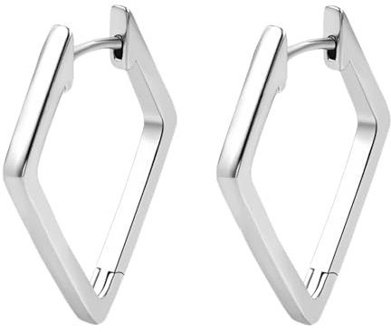 Aucuu Ohrringe - Silber 925 & 14K Gold Creolen & Huggie Earrings - Hypoallergen Sterling Silber - Damen Schmuckgeschenke