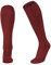 Calzini lunghi unisex da calcio, rugby, hockey, sportivi, altezza al ginocchio, per bambini, adulti, juniors, Bordeaux, 3-6