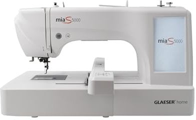 GLAESERhome s5000 | Stickmaschine | 850 Stiche/Minute | max. Stickbreite 200 x 280 mm