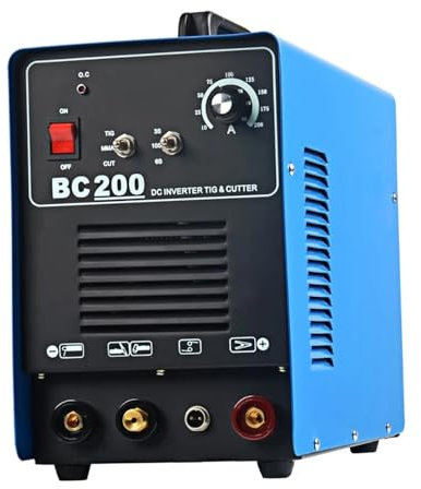 STRAFBRG Soldadora TIG DC 200A, Cortador de Plasma 50A, Soldador 200A MMA, máquina de Soldadura multifunción 3 en 1,Rendimiento Potente