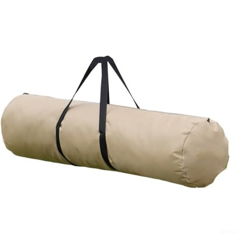 Tente de camping robuste avec poignées renforcées pour un transport facile (Kaki 29 x 120 cm)