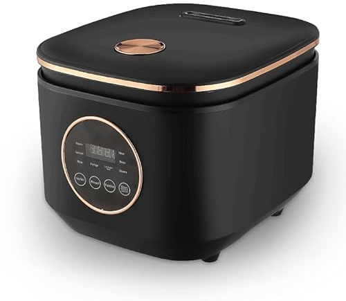 Cuisinière De Riz Mini,Cuiseur De Riz Intelligent 5L,9 Modes De Cuisson,Glaçure En Céramique Antiadhesive,Prévoyance Intelligente,Chauffage Automatique,Amovible