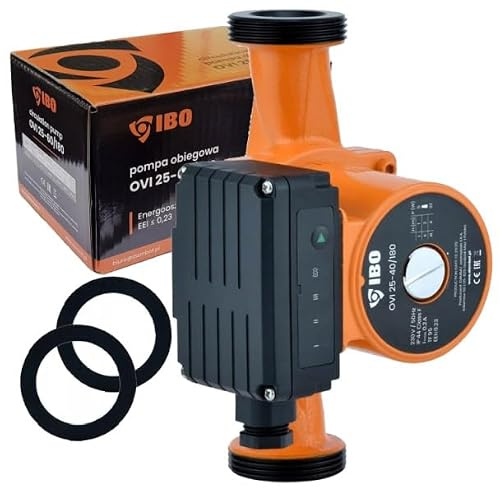 Elektronische Umwälzpumpe IBO OVI 25-60/130 Zirkulationspump + Dichtungen 45 W