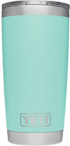 YETI Rambler 20 oz. Stainless Steel Vacuum Insulated Tumbler with Lid, Seafoam
