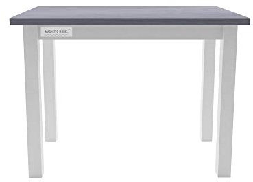 Magnetic Mobel Esstisch Küchentisch Tisch Kiefer massiv Restaurant eckige Tischplatte (60x100, Grau/Blau)