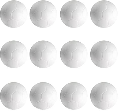 Sharplace 12 Tischfussball Bälle 32mm Weiß