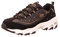 Skechers 13087-bkrg_38, Women's Low-Top Sneakers, Black, 5 UK (38 EU)