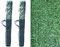 ADO - Seto Artificial Decorativo tupido ignífugo de 3 Metros de Largo x 1 Metro de Altura. Seto Artificial Decorativo Verde, de Alta ocultación. 2- Rollos seto 3x1