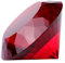Rot kristall Glas Diamant Geformt Dekoration, Big Ruby 80 mm Juwel Briefbeschwerer