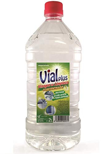Vialplus Limpiador Vinagre De Limpieza 2L, Multicolor, 2 litros