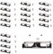 TUKA-i-AKUT 20x Klemmbrett-Clips mit Stifthalter, Gummigriff, Loch zum Aufhängen, Bügel-Klemmer für Klemmbrett Ordner Mappe Hartfaserplatten, Flache Metal Klemme montierbar auf Klemmbrett. TKD8501