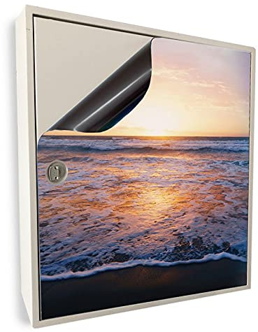 Stromkasten Magnet Bild Stromverteiler Sicherungskasten Hager Motiv Sonnenuntergang, Stromkasten Höhe:35 cm, Stromkasten Breite:32 cm