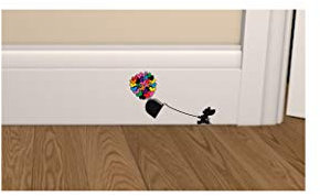 Epic Modz Vinyl-Aufkleber, Motiv Luftballons gegen Maus, für Schlafzimmer, Wohnzimmer, Lounge, Auto